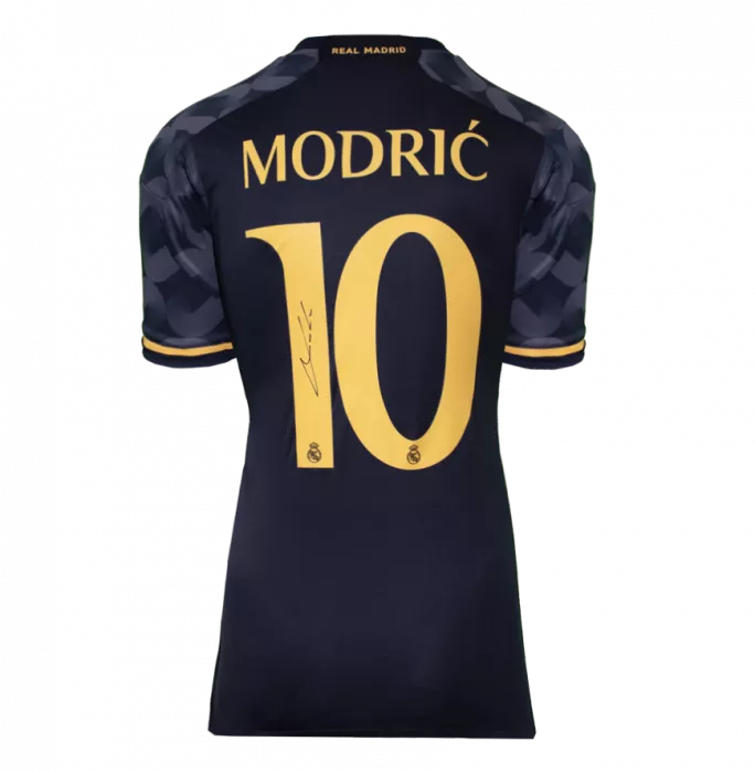 Luka Modric Back Signed Real Madrid 2023-24 Away Shirt