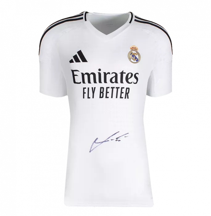 Luka Modric Front Signed Real Madrid 2024-25 Home Shirt In Classic Frame