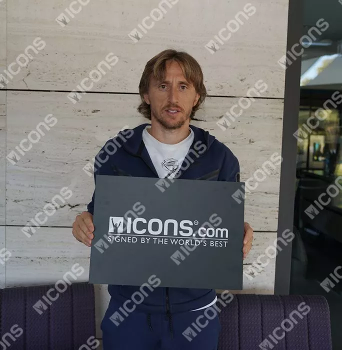 Luka Modric Front Signed Tottenham Hotspur 2022-23 Home Shirt