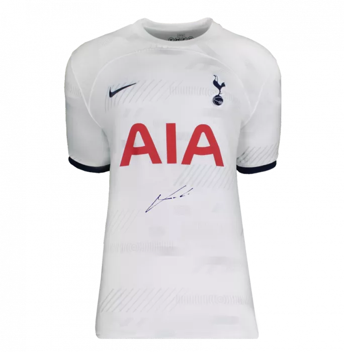 Luka Modric Front Signed Tottenham Hotspur 2023-24 Home Shirt In Classic Frame