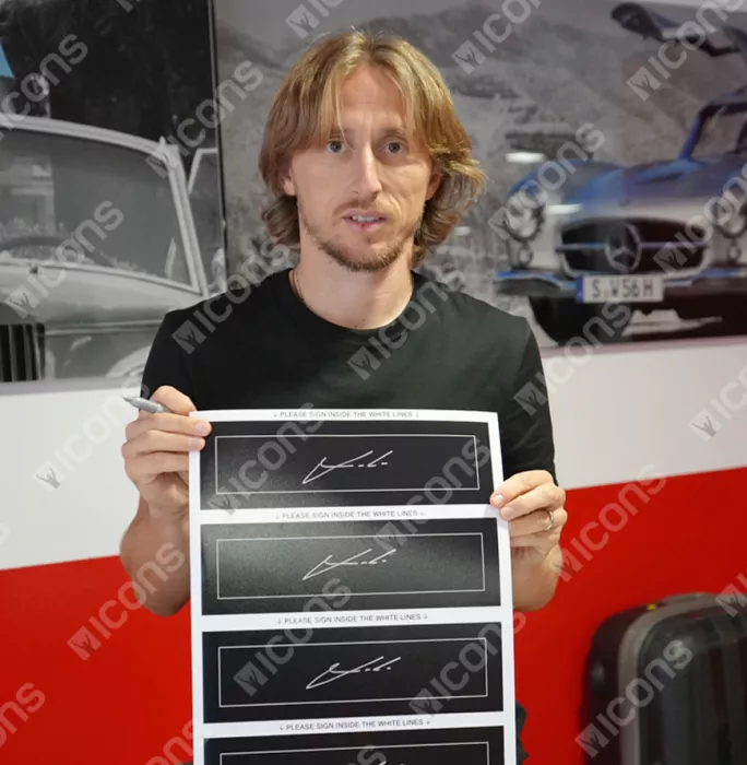 Luka Modric Official Ballon D'Or™ Signed Plaque And Photo Frame: 2018 Winner