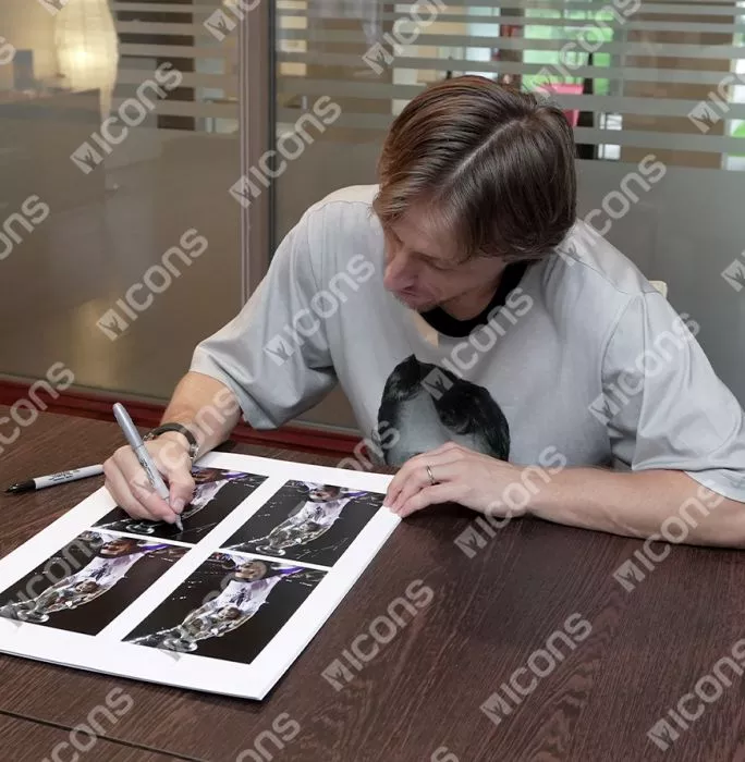 Luka Modric Official UEFA Champions League Signed 3D Mini Replica Trophy On Stand: 2016 Winner