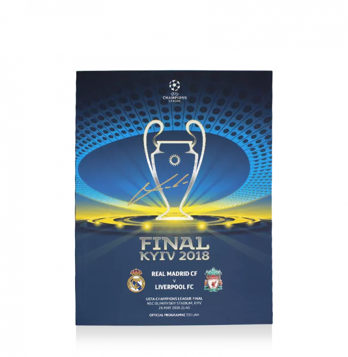 Luka Modric Signed And Framed Programme: 2018 UEFA Champions League Final