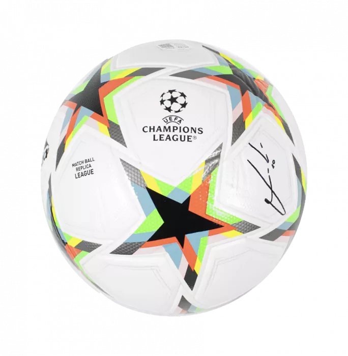 Luka Modric Signed UEFA Champions League Football