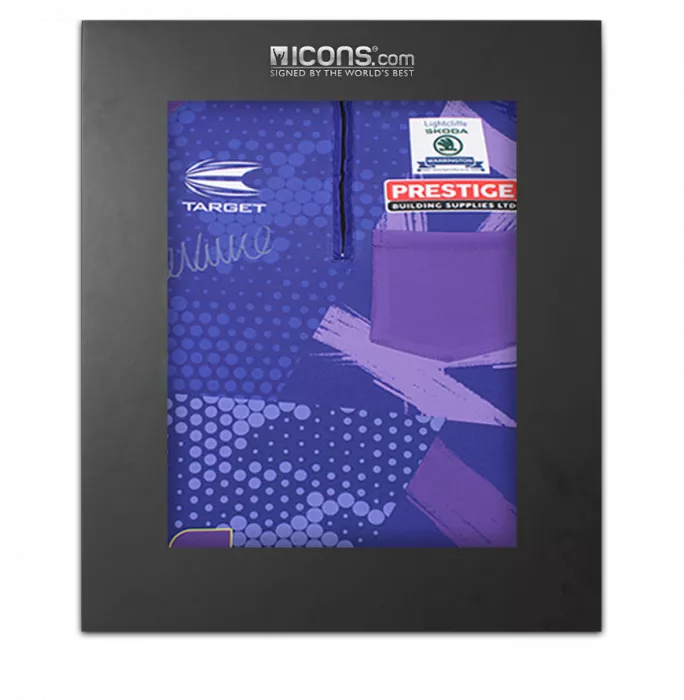 Luke Littler Signed Polo Shirt In Deluxe Packaging