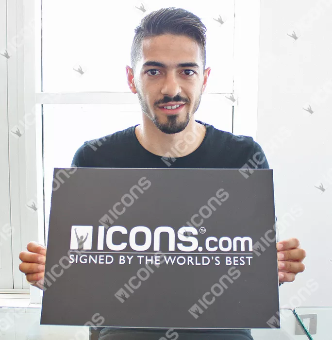 Manuel Lanzini Front Signed Argentina 2017 Home Shirt