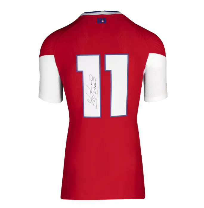 Marcelo Salas Official FIFA World Cup™ Back Signed And Framed Modern Chile Home Shirt