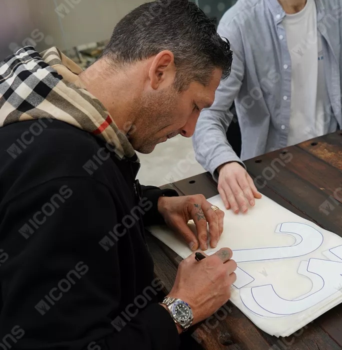 Marco Materazzi Back Signed Modern Internazionale Home Shirt In Classic Frame