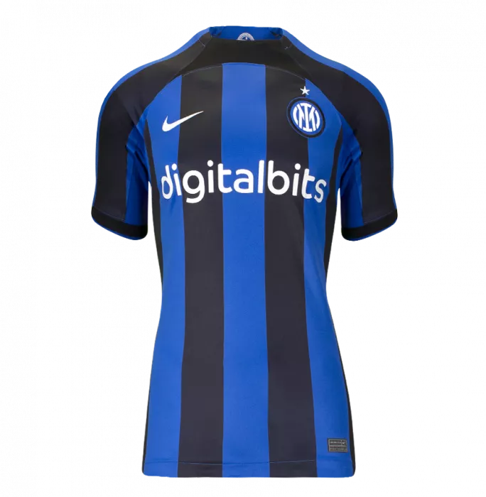 Marco Materazzi Official UEFA Champions League Back Signed And Hero Framed Modern Internazionale Home Shirt