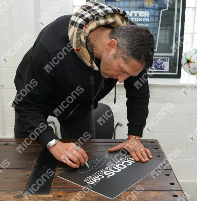 Marco Materazzi Signed Italy Photo: 2006 FIFA World Cup Final Goal Vs France