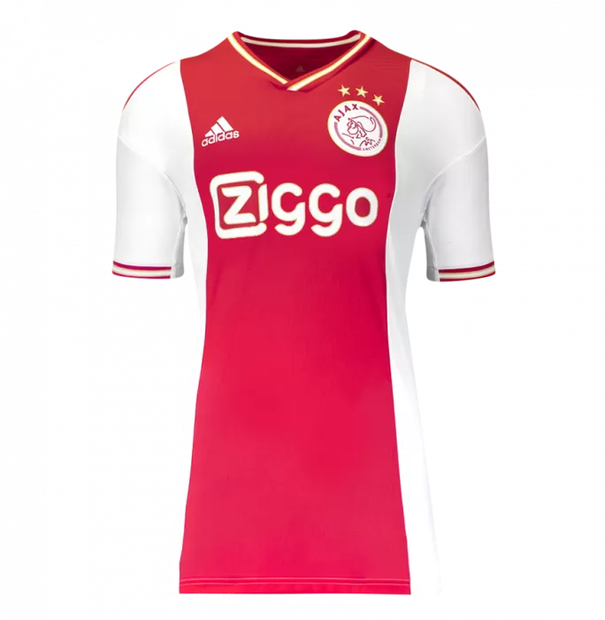 Marco Van Basten Back Signed Modern Ajax Home Shirt With Fan Style Numbers In Hero Frame: Option 1