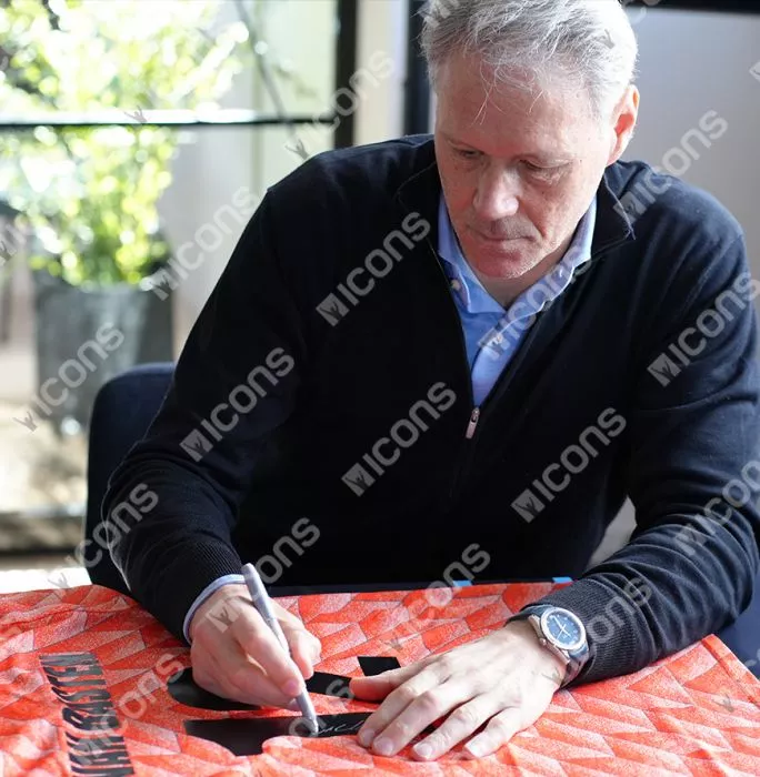 Marco Van Basten Back Signed Netherlands 1988 Home Shirt In Hero Frame: Option 1