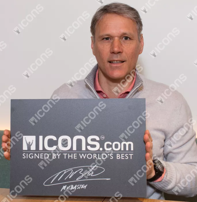 Marco Van Basten Front Signed Netherlands 1988 Home Shirt In Classic Frame