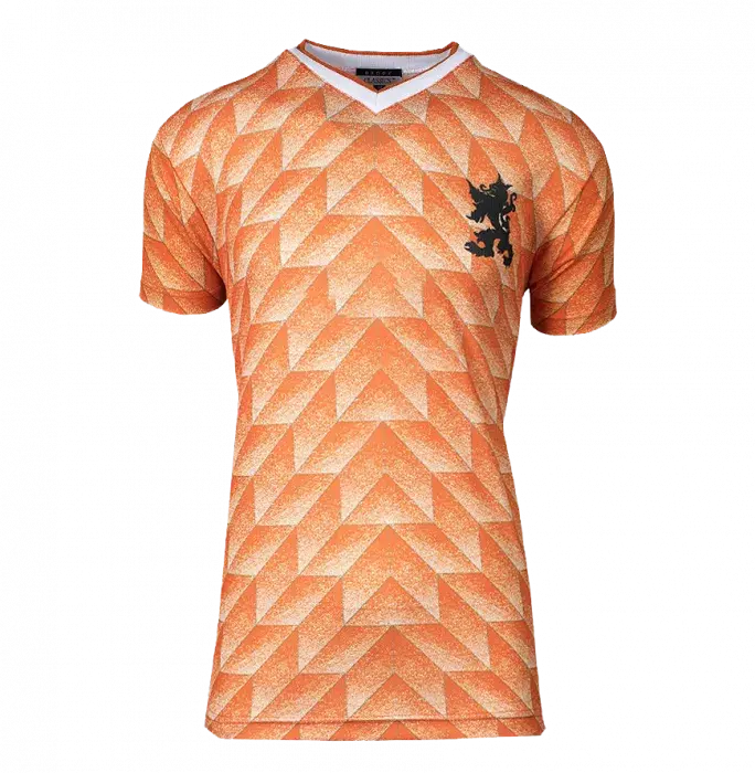 Marco Van Basten Official Ballon D'Or™ Back Signed And Hero Framed Netherlands 1988 Home Shirt