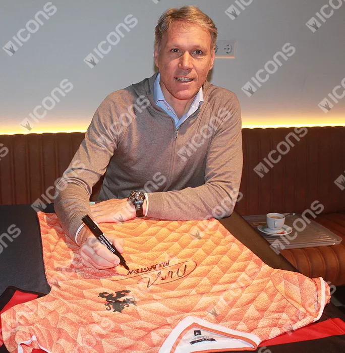 Marco Van Basten & Ruud Gullit Front Signed Netherlands 1988 Home Shirt In Classic Frame