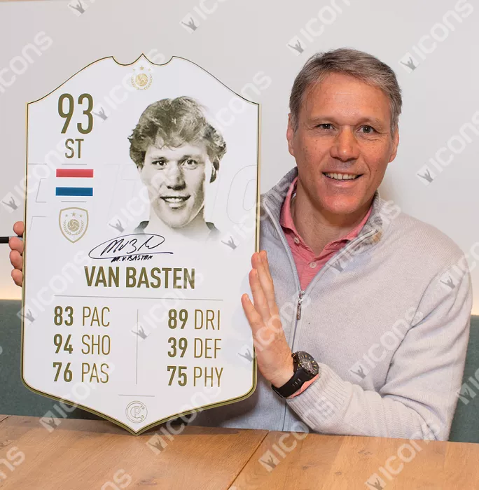 Marco Van Basten Signed Netherlands FIFA Ultimate Team Card