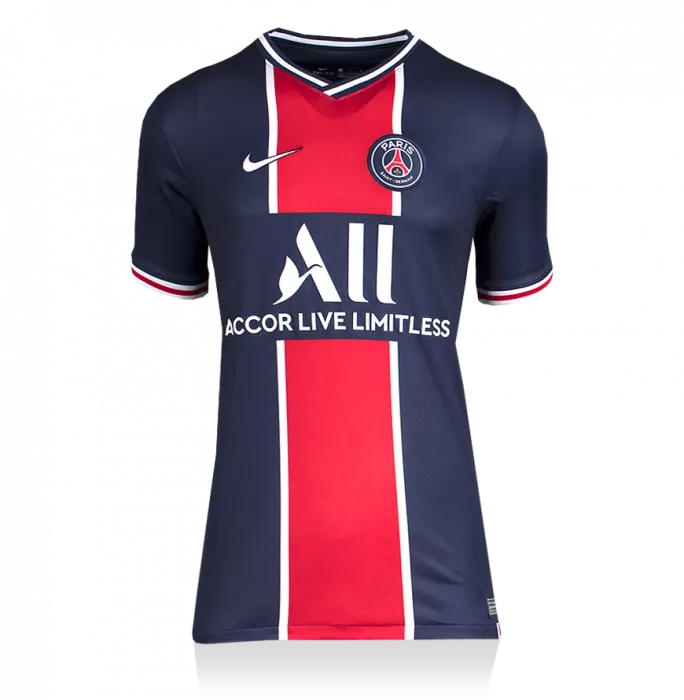 Marco Verratti Back Signed Paris Saint-Germain 2020-21 Home Shirt