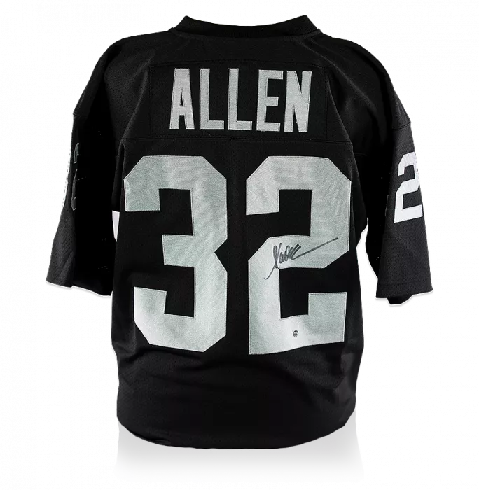 Marcus Allen Back Signed Oakland Raiders Jersey In Deluxe Packaging