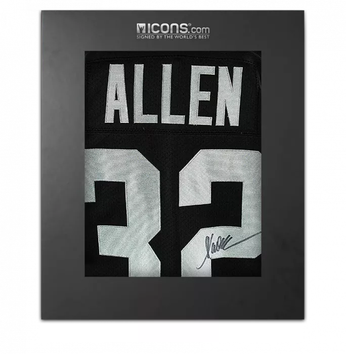 Marcus Allen Back Signed Oakland Raiders Jersey In Deluxe Packaging