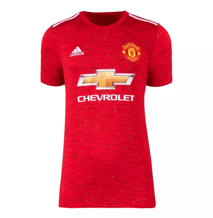 Marcus Rashford Back Signed Manchester United 2020-21 Home Shirt In Hero Frame: Option 1