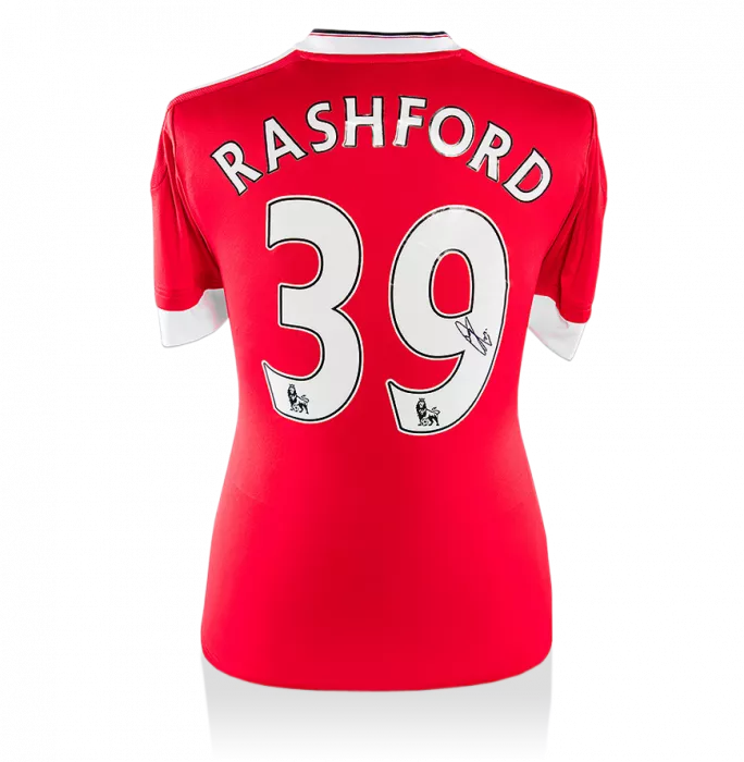 Marcus Rashford Back Signed Manchester United Home Shirt