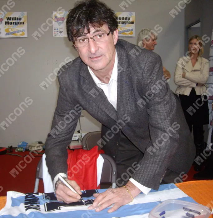 Mario Kempes Back Signed 1978 Argentina Shirt