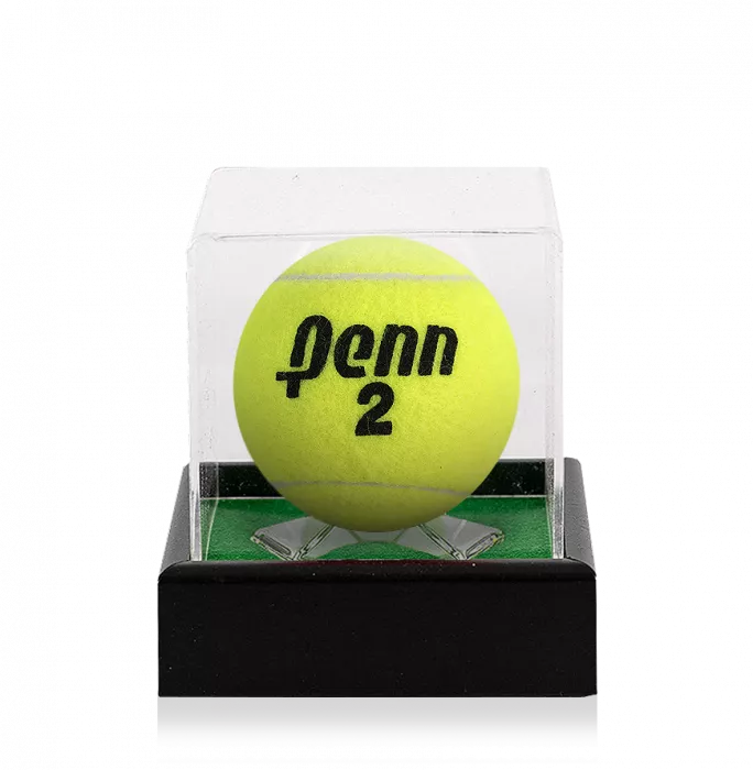 Martina Hingis Signed Penn Tennis Ball In Acrylic Case