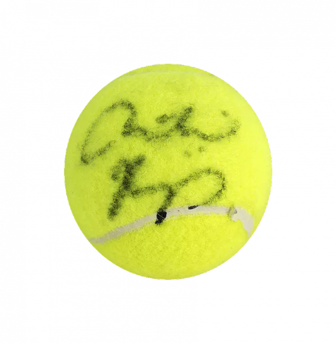 Martina Hingis Signed Penn Tennis Ball In Acrylic Case