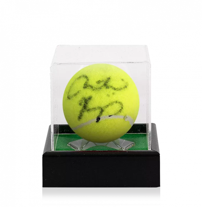 Martina Hingis Signed Penn Tennis Ball In Acrylic Case