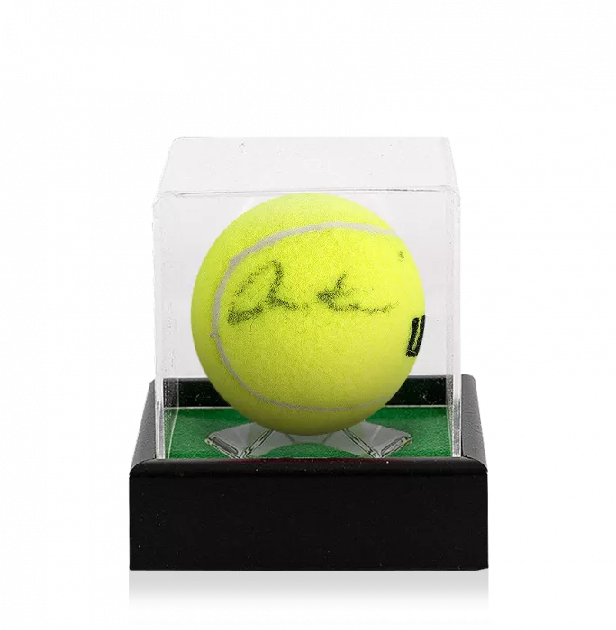 Martina Hingis Signed Penn Tennis Ball In Acrylic Case