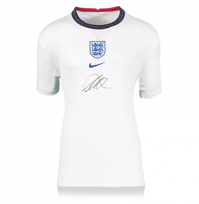 Mason Mount Front Signed England 2020-21 Home Shirt In Hero Frame: Option 1