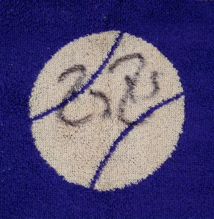 MATCH USED Roger Federer Signed 2009 Wimbledon Towel