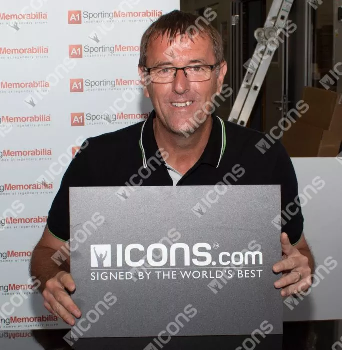 Matt Le Tissier Back Signed Southampton FC Retro Home Shirt In Hero Frame: Option 1