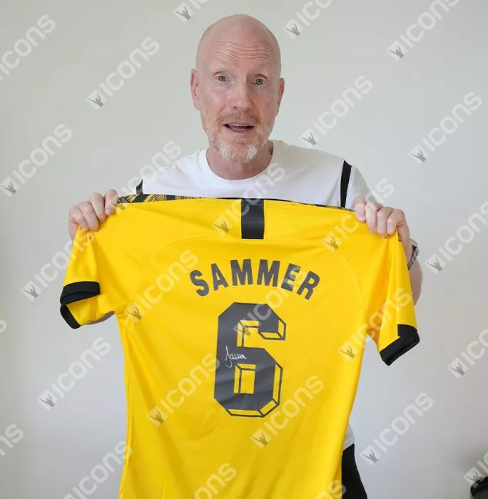 Matthias Sammer Back Signed Borussia Dortmund 2019-20 Home Shirt With Fan Style Number In Deluxe Packaging