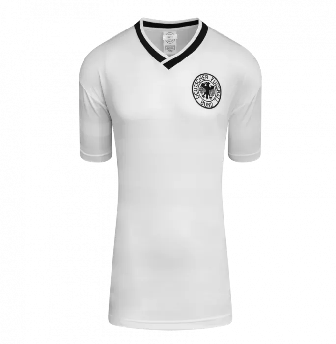 Matthias Sammer Back Signed Germany Retro Home Shirt In Hero Frame: Option 1