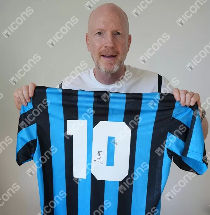 Matthias Sammer Back Signed Internazionale 1992-93 Home Shirt In Deluxe Packaging