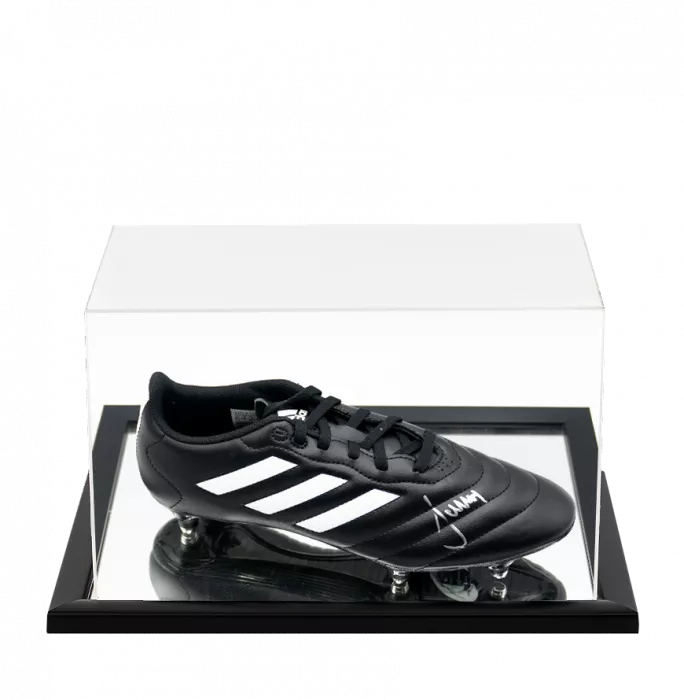 Matthias Sammer Signed Adidas Boot In Acrylic Case