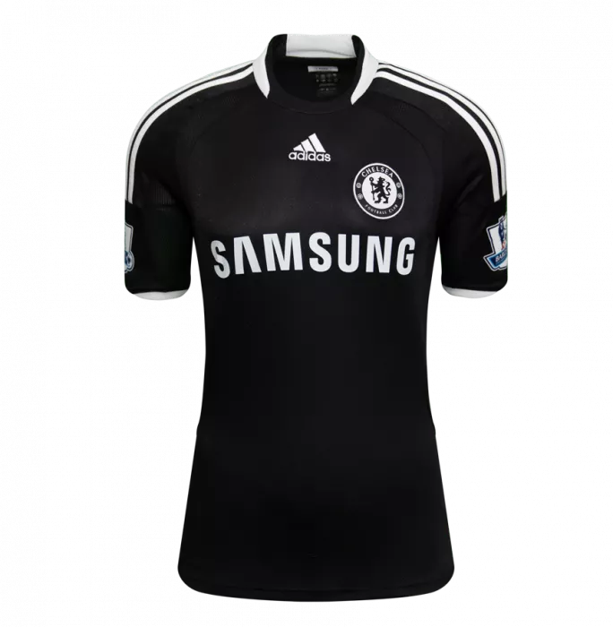 Michael Ballack Back Signed Chelsea 2008-09 Away Shirt In Hero Frame: Option 1