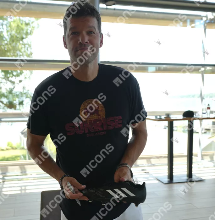 Michael Ballack Signed Adidas Boot In Deluxe Packaging