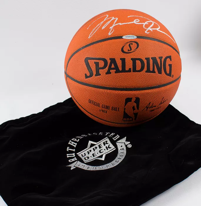 Michael Jordan Signed Spalding NBA Basketball