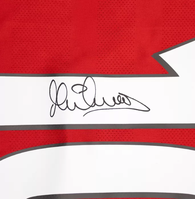 Michael Owen Back Signed Liverpool 1998 Home Shirt In Hero Frame: Option 1