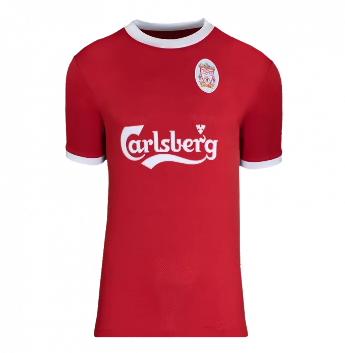 Michael Owen Back Signed Liverpool 1998 Home Shirt In Deluxe Packaging