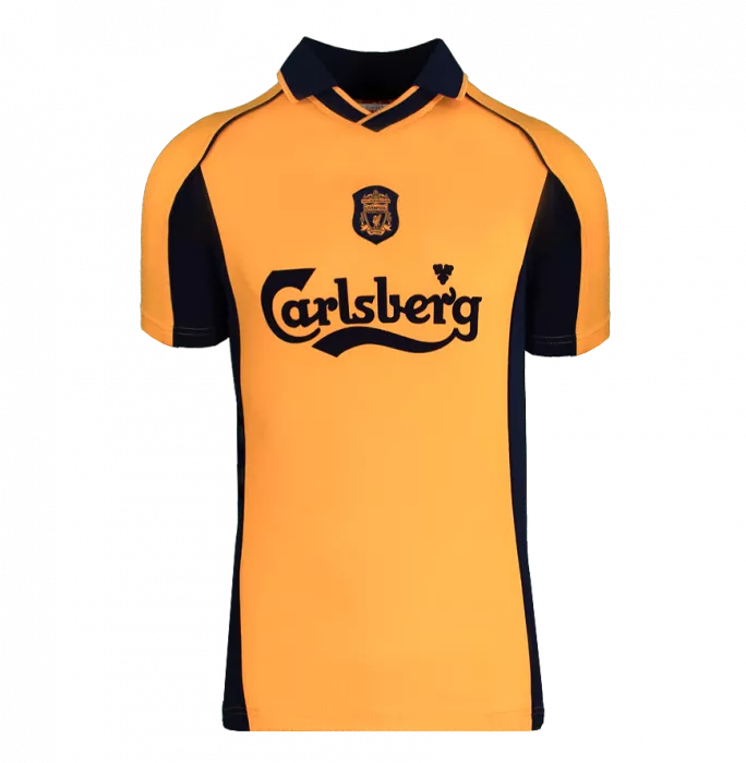 Michael Owen Back Signed Liverpool 2000-01 Away Shirt In Hero Frame: Option 1