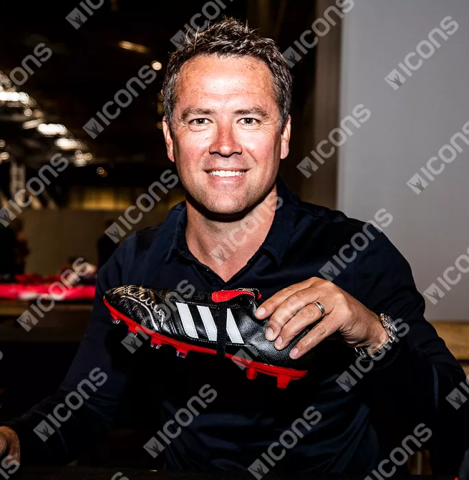 Michael Owen Signed Black And Red Adidas Gloro Boot