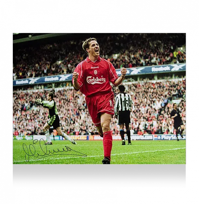 Michael Owen Signed Liverpool Photo: Anfield Favourite