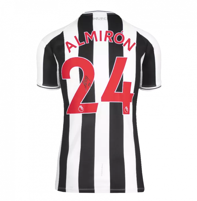 Miguel Almiron Back Signed Newcastle United 2022-23 Home Shirt