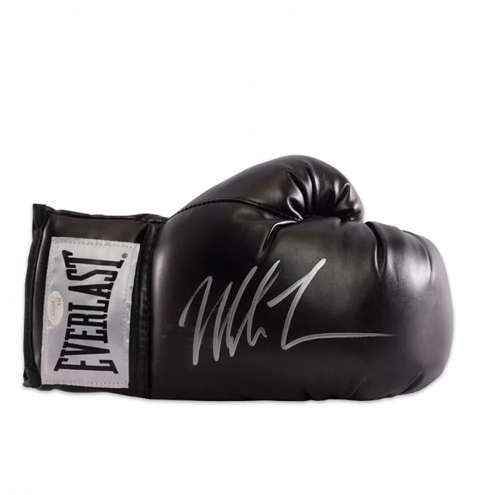 Mike Tyson Signed Black Everlast Boxing Glove