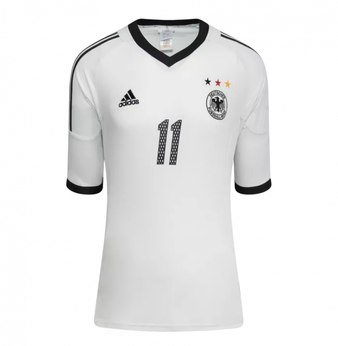 Miroslav Klose Back Signed Germany 2002-04 Home Shirt In Classic Frame