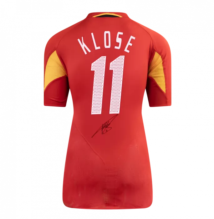 Miroslav Klose Back Signed Germany 2004-06 Third Shirt In Classic Frame
