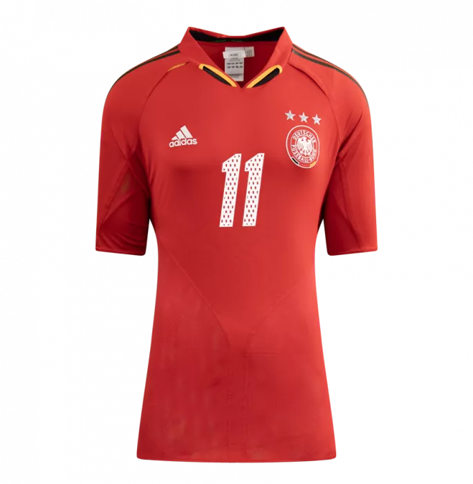 Miroslav Klose Back Signed Germany 2004-06 Third Shirt In Hero Frame: Option 1